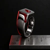 Bleed Signet, vue de profil avec règle pour l'échelle
