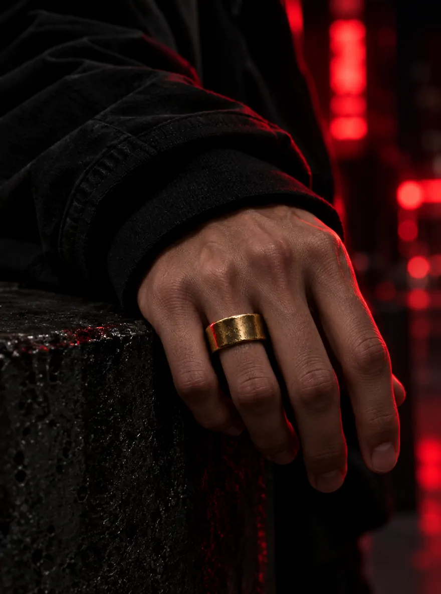 Crucible Band worn on the index finger