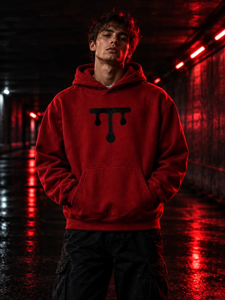 Drip Bar Hoodie bliver båret