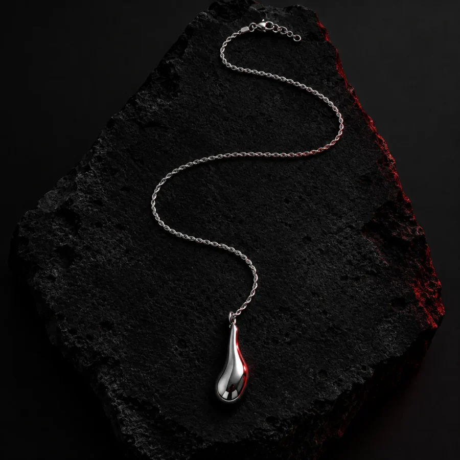 Drip Pendant Chain, studio photo