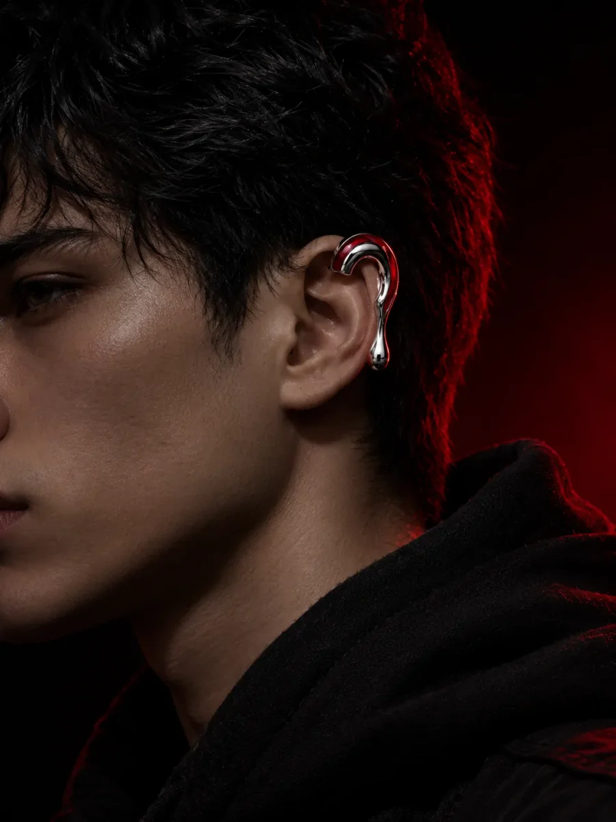 Ember Cuff worn on the ear rim
