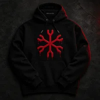Fork Star Hoodie, studiefoto