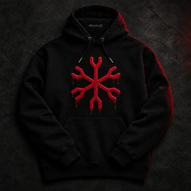 Fork Star Hoodie, studio photo