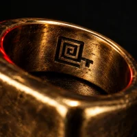 Ingot Signet, Nahaufnahme der gravierten Glyphe