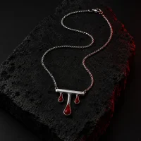 Red Drop Pendant, studio photo