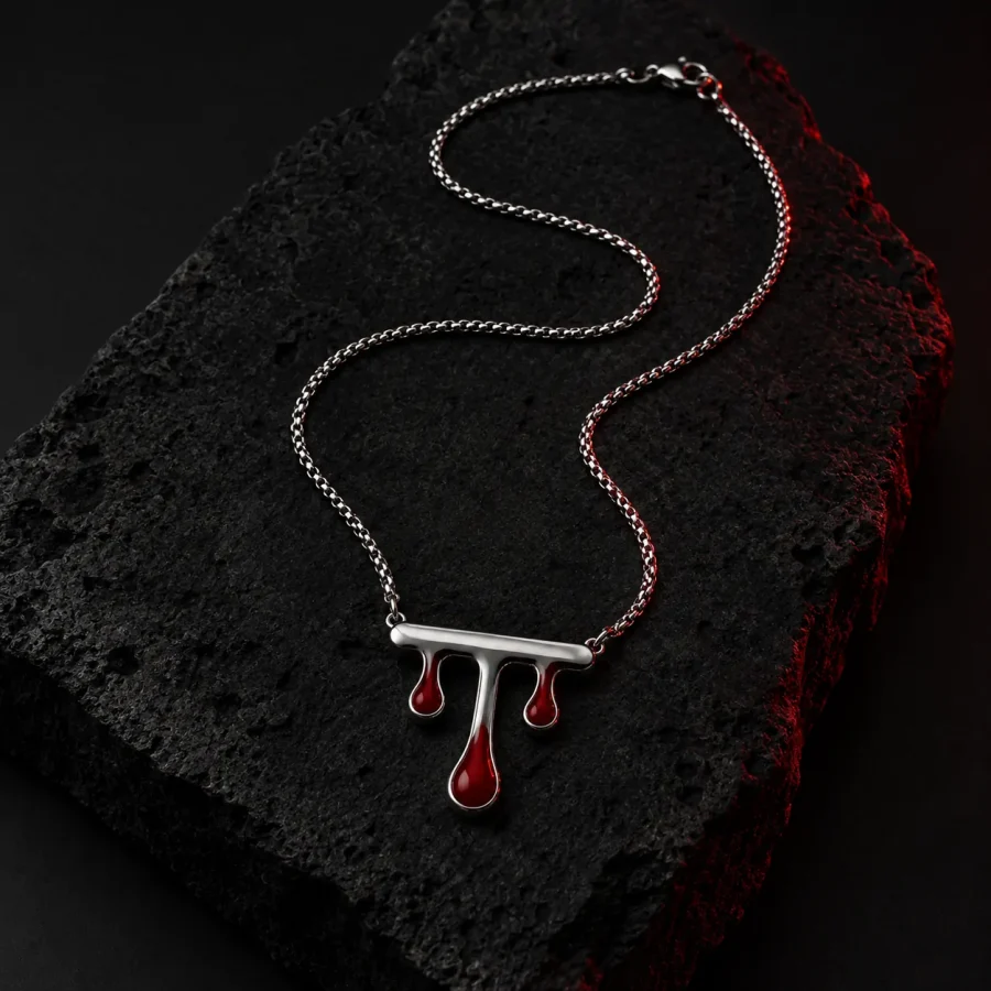 Red Drop Pendant, studiofoto