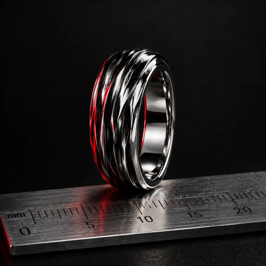 Ripple Band, vue de profil avec règle pour l'échelle