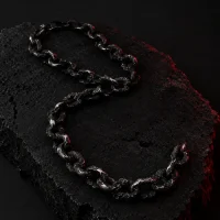 Slag Link Chain, studio photo