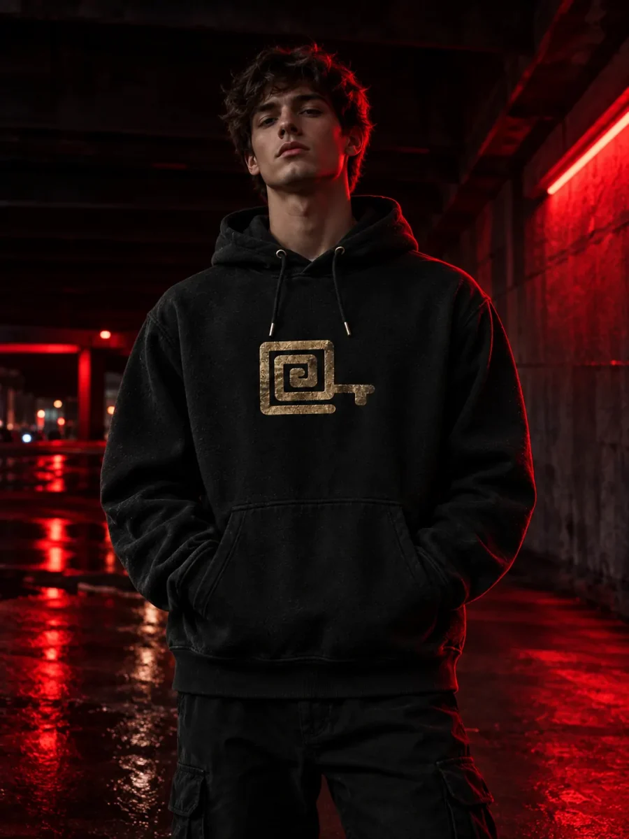 Spiral Key Hoodie buren