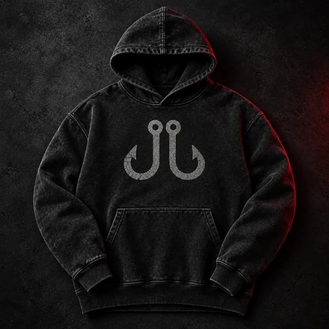 Twin Hook Hoodie, studio photo